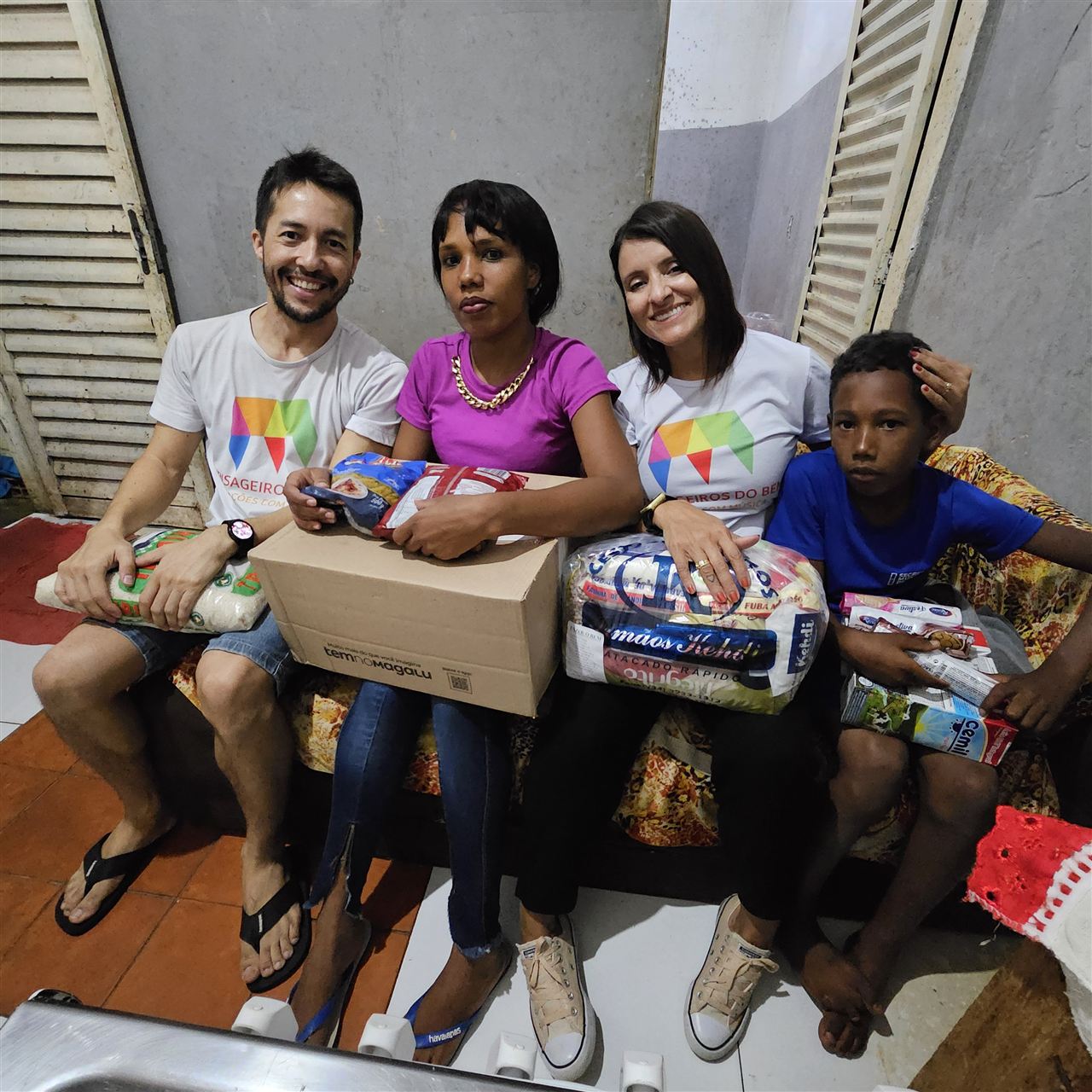 Ações dos Mensageiros do Bem em Uberlândia